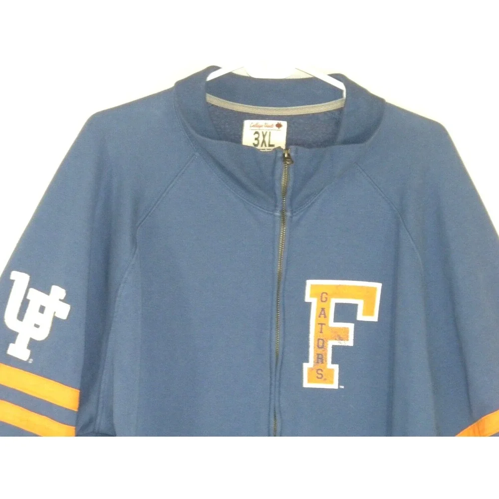 Florida Gators‎ Sweatshirt Mens 3XL Blue Varsity Zip Up College Football Swamp